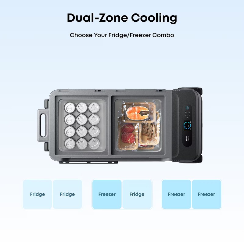 Anker - SOLIX Everfrost 2 Portable Electric Cooler/Freezer/Fridge,-4°F-68°F,5... gallery