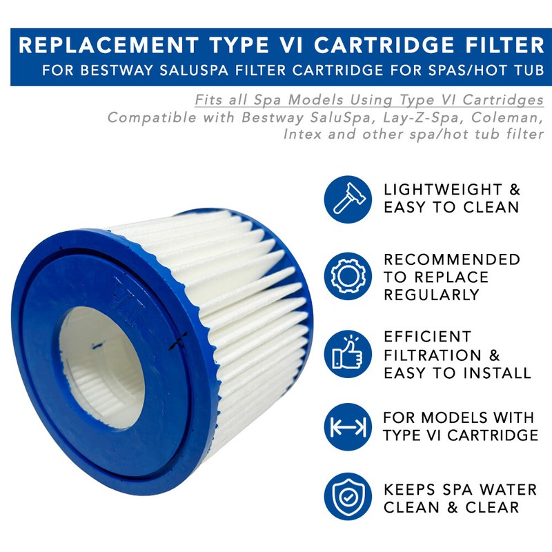 MaximalPower Filter for BestWay SaluSpa Lay-Z-Spa SUNSET FILTERS VI Spa Hot Tubs gallery