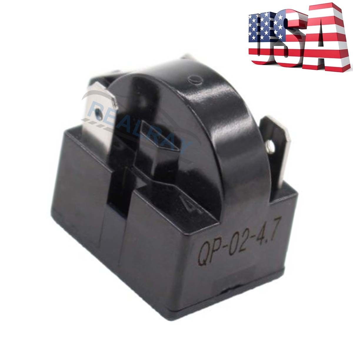 New QP2-4.7 Start Relay PTC for 3Pin Danby Magic Chef Kenmore Refrigerator USA gallery