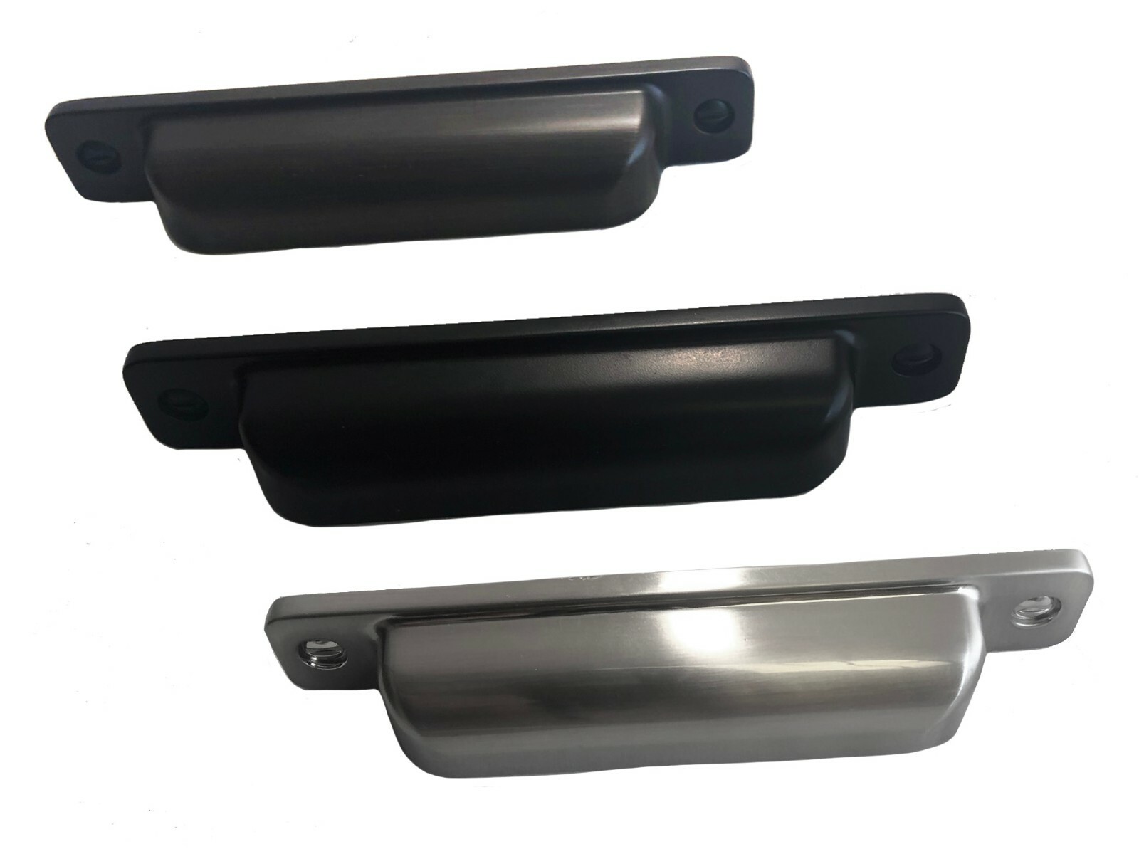 Bay Cup Pulls Handle Kitchen/Bathroom Cabinet Hardware Color Collection gallery