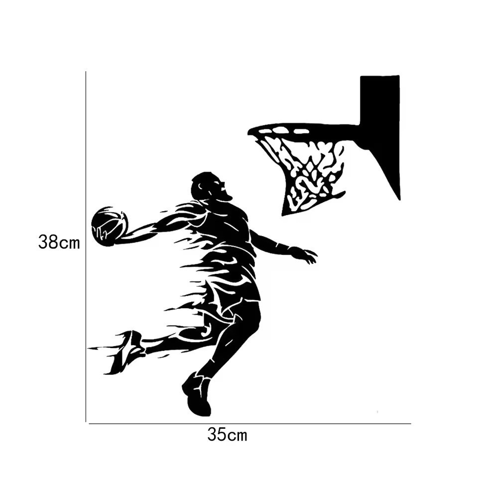 Basketball Stickers - Waterproof Vinyl Decals for Laptop, Water Bottle gallery