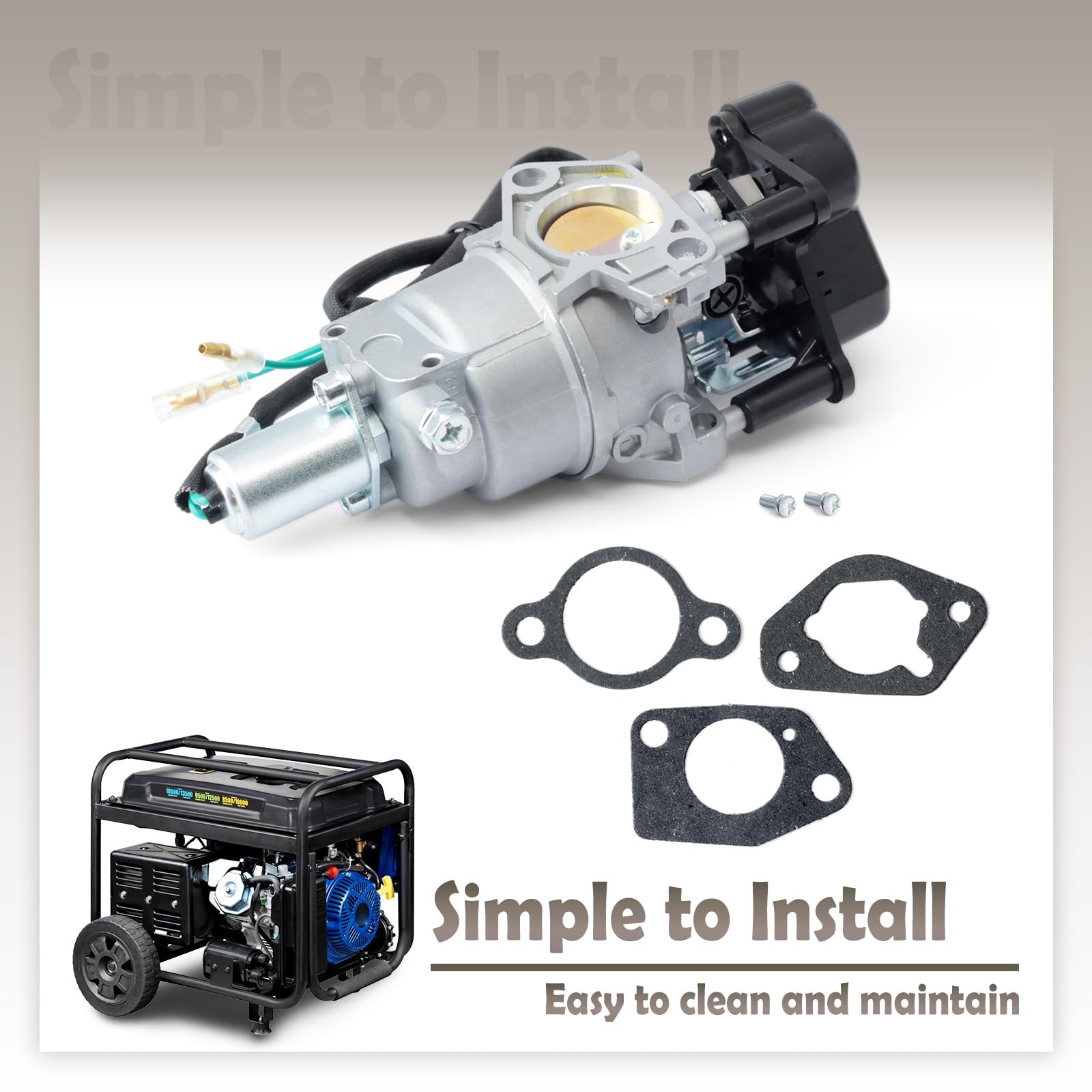 Carburetor Compatible with Westinghouse Wgen11500TFc Wgen10500TFc Tri Fuel gallery