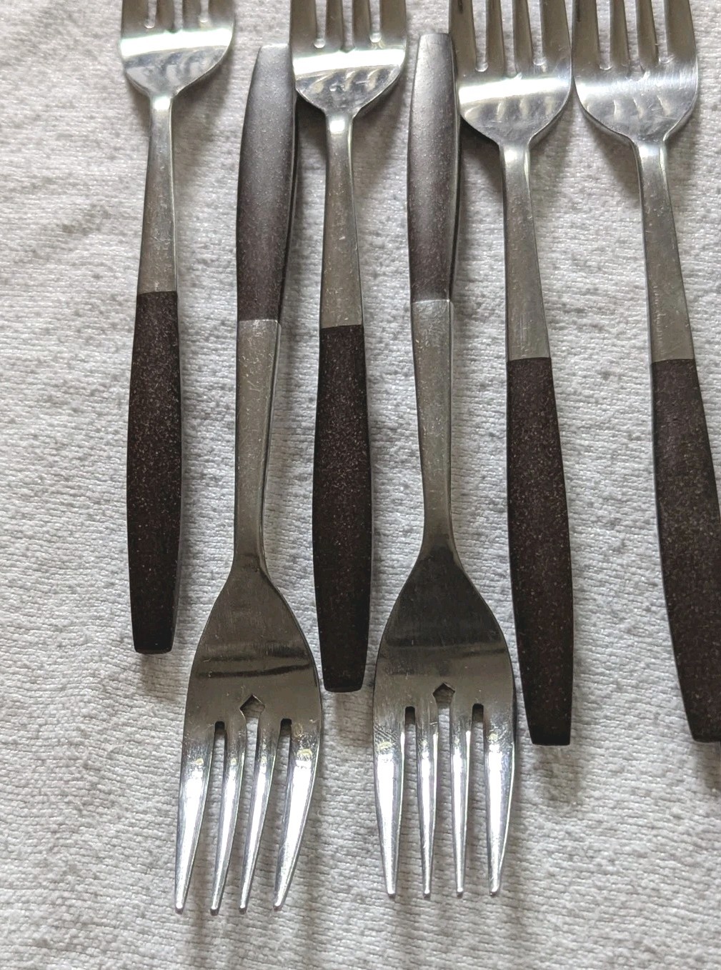 Interpur Japan Canoe Stainless Wood Composite Flatware Set Royal Elegance 48 Pc gallery