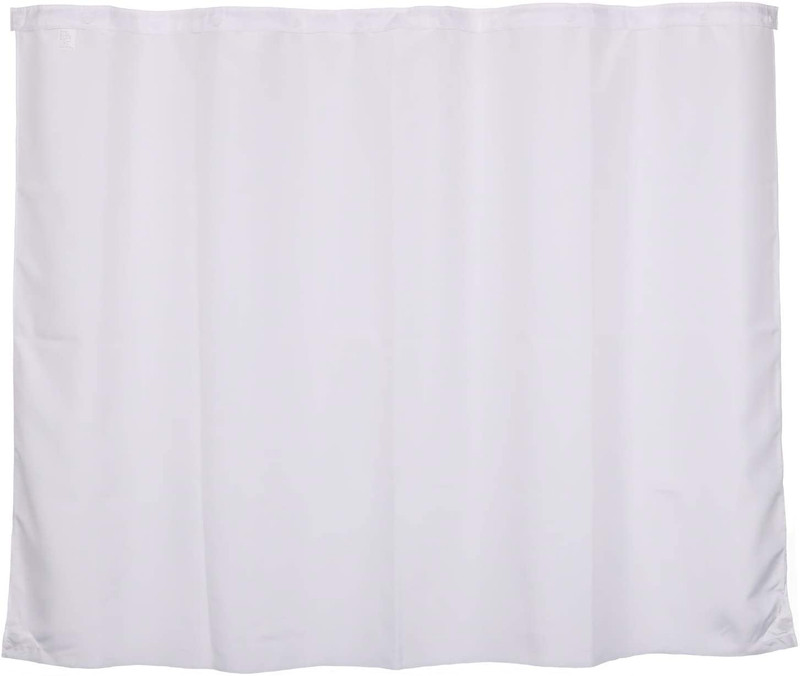 Hookless Shower Curtain Liner With Snaps 70" W x 54" H Polyester Fabric Curtain gallery