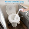 Yescom RV Camper Gravity Flush Toilet 20" Height Elongated for Travel gallery