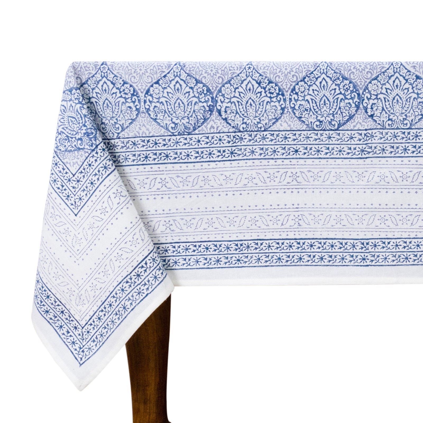 Hand Block Printed Tablecloth Wedding Table Cover Gift for Her, Halloween gallery