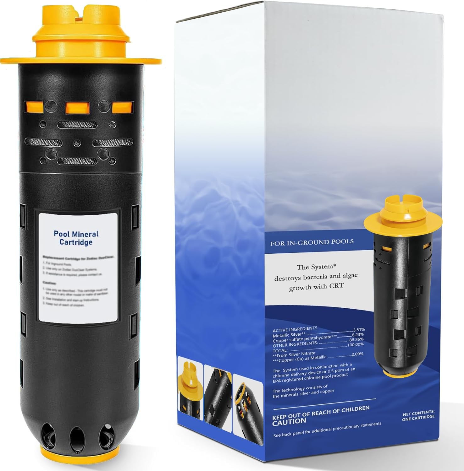 "Replacement Mineral Cartridge for Zodiac DuoClear Fusion Pool Systems" gallery