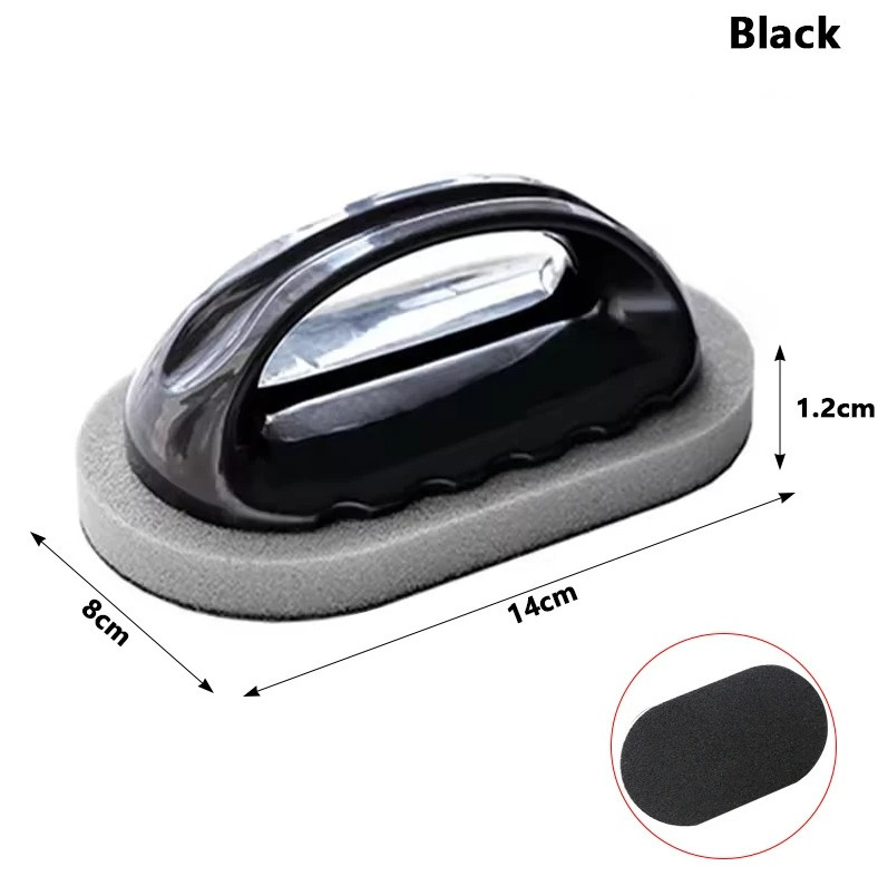 1pc Magic Emery Sponge Cleaner Brush Handle Kitchen Rust Cleaning Tool - NEW gallery