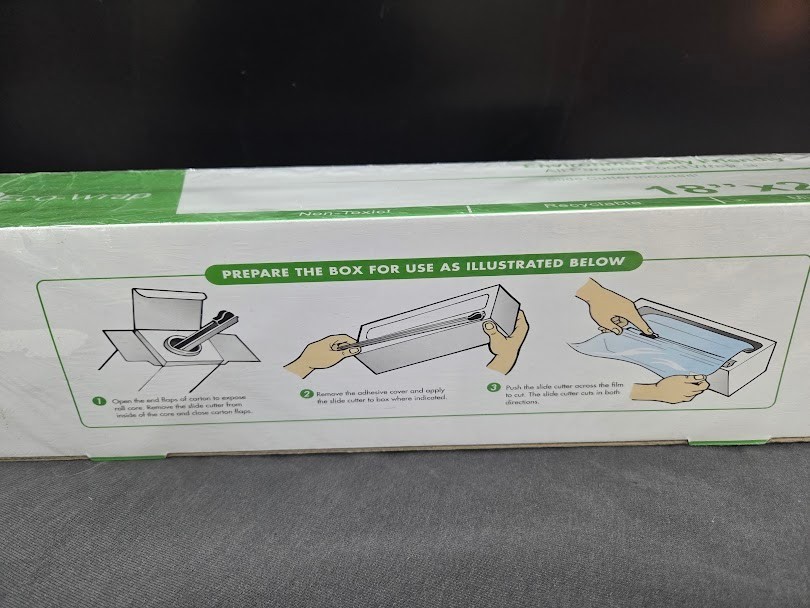 ECO Friendly Commercial Food Wrap Restaurant Grade 18" x 2000' W/ Slide Cutter gallery