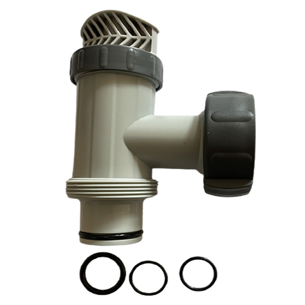 Hose Adapter B & Shut Off Valve with Gaskets & Nuts for Above Ground Pool(2Pack) gallery