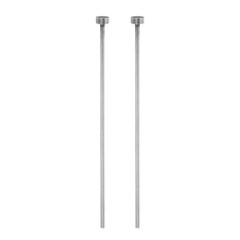 2pcs Straight Ejector Pin 3/32″ Dia 4″ Long 65Mn Round Tip Straight Punch
