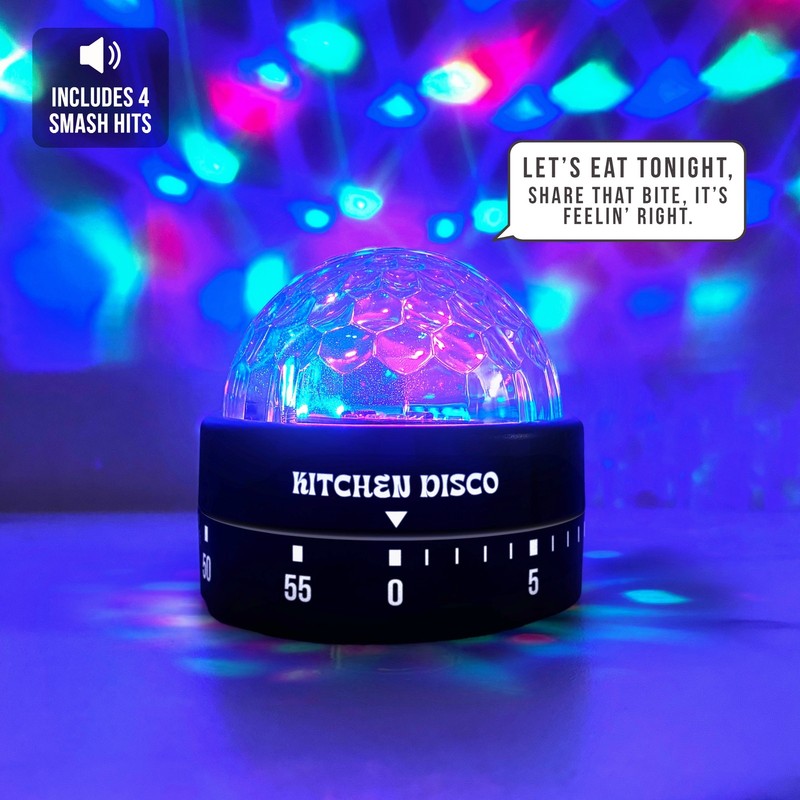 ⏱️ Kitchen Disco Timer – Light-Up 60-Minute Cooking Gadget ✨ USB Rechargeable 🎁 gallery