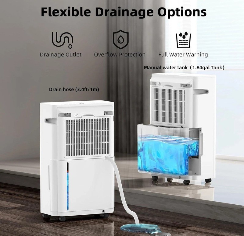 5500 Sq.Ft Dehumidifier, KeepGlad Dehumidifier Max 98 Pint/D, Dehumidifiers gallery