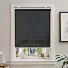 Cordless Roller Shades for Windows Light Filtering Shades with 5% Openness So…