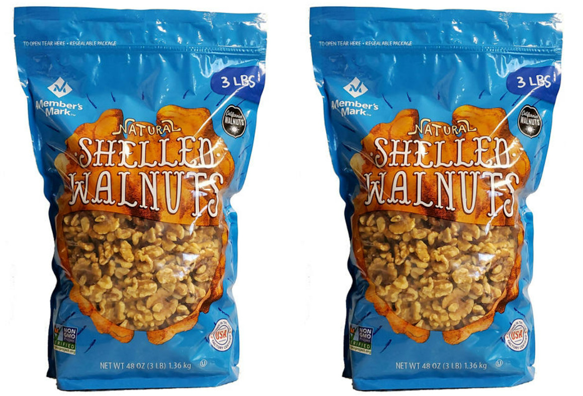 2 pack - Member's Mark Natural Shelled Walnuts - 3 Lbs - free shipping gallery