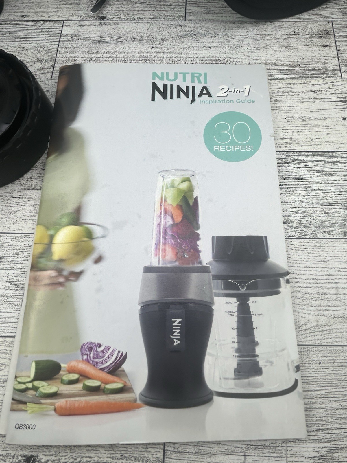 Nutri Ninja Blender Food Processor QB3000 To Go Cups Blades 40 Oz Pitcher gallery