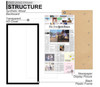 Fxojyvo 11x22 Newspaper Frame, Display 11 x 22 Inch Newspaper Front Page for Wal gallery