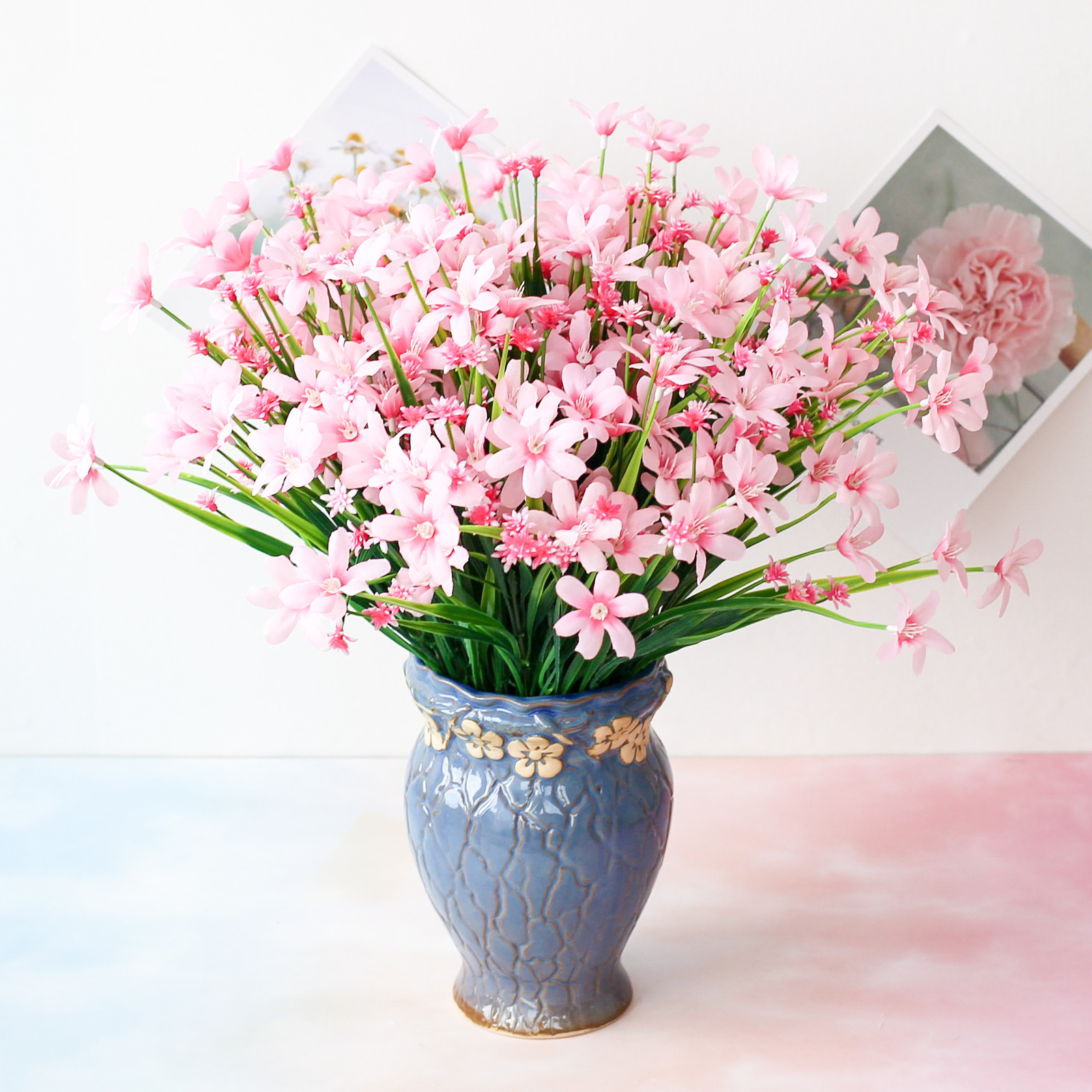 US 28 Artificial Flower Garden small Lily Flower Backyard Decorative Plant gallery