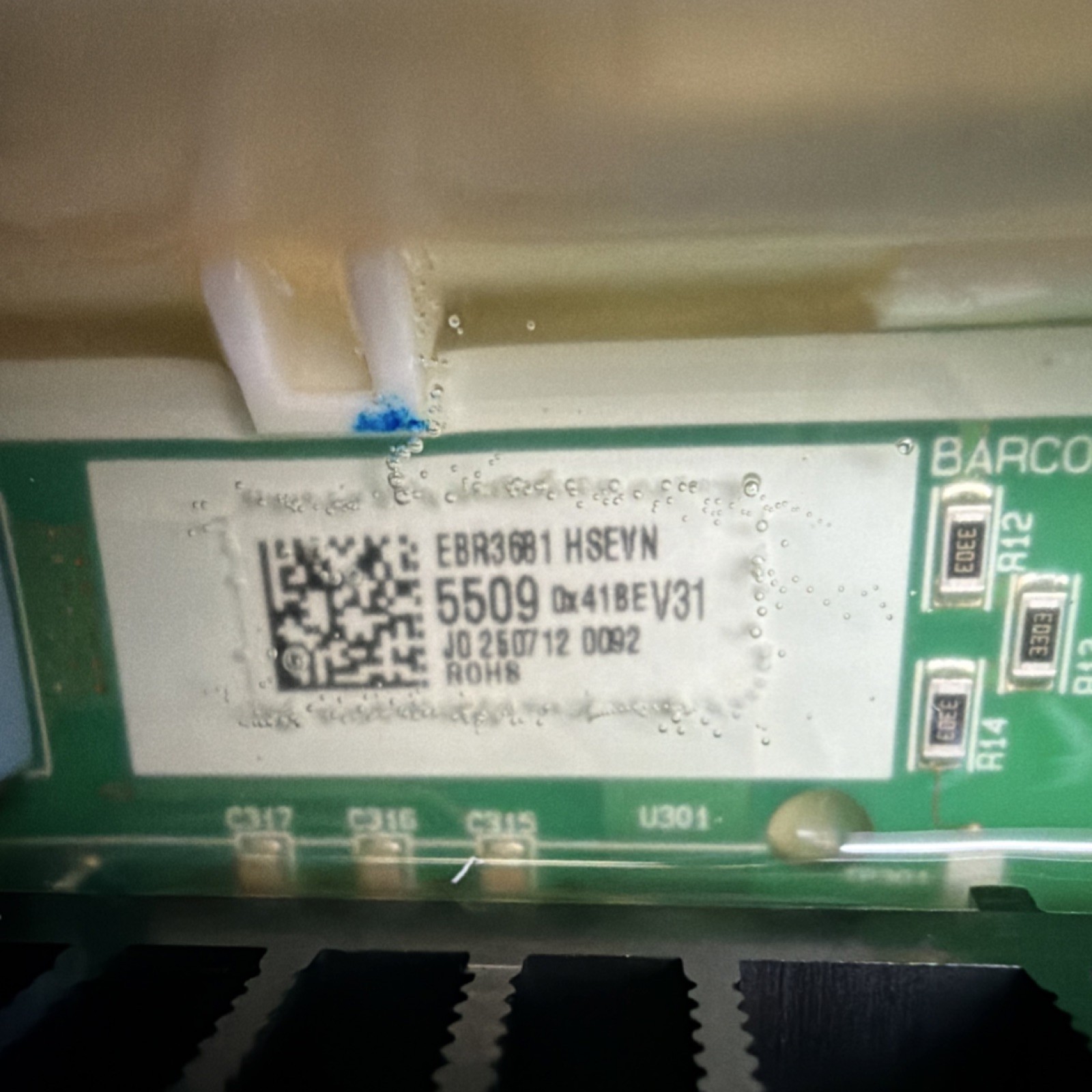 Washer Control Board EBR36815509 Green Plastic Metal gallery