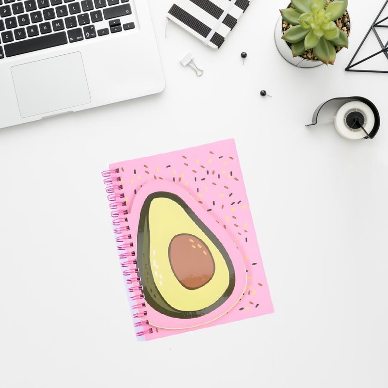 Cute Fruit Spiral Bound Notebook Workbook Lined Page with Flaps B6 Planner Diary gallery