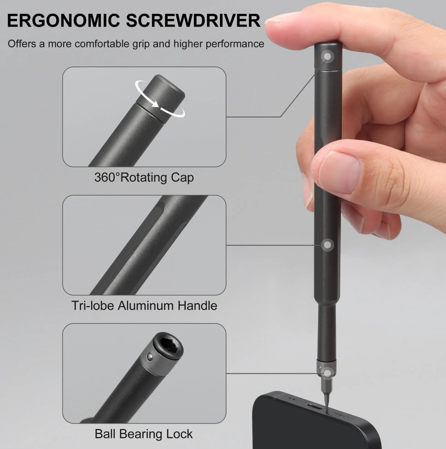 49-in-1 Magnetic Precision Screwdriver Tool Set for Laptop Phone Console Repair gallery
