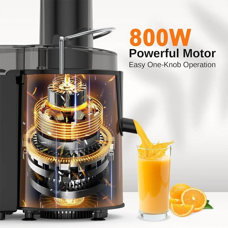 800W Electric Juicer Fruit Vegetable Blender Juice Extractor Citrus Machine US gallery