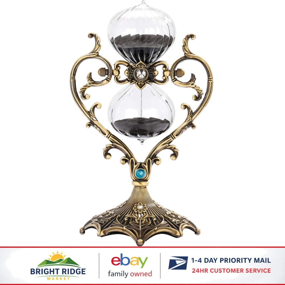 Rotating Sand Timer with Love Engraving, Perfect Gift for Special Occasions