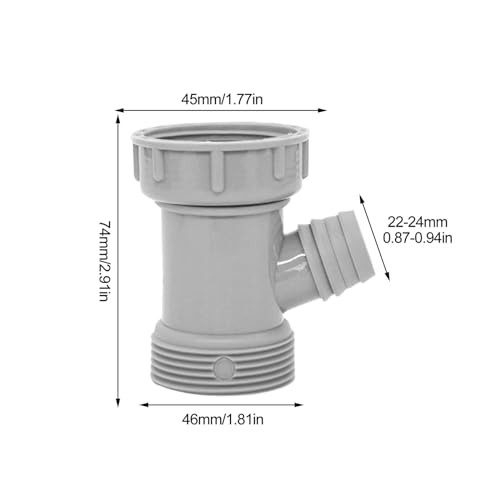 Kitchen Sink Drain Pipe Adapter Wye, Y-Shaped Strainer Connector Waste Outlet gallery