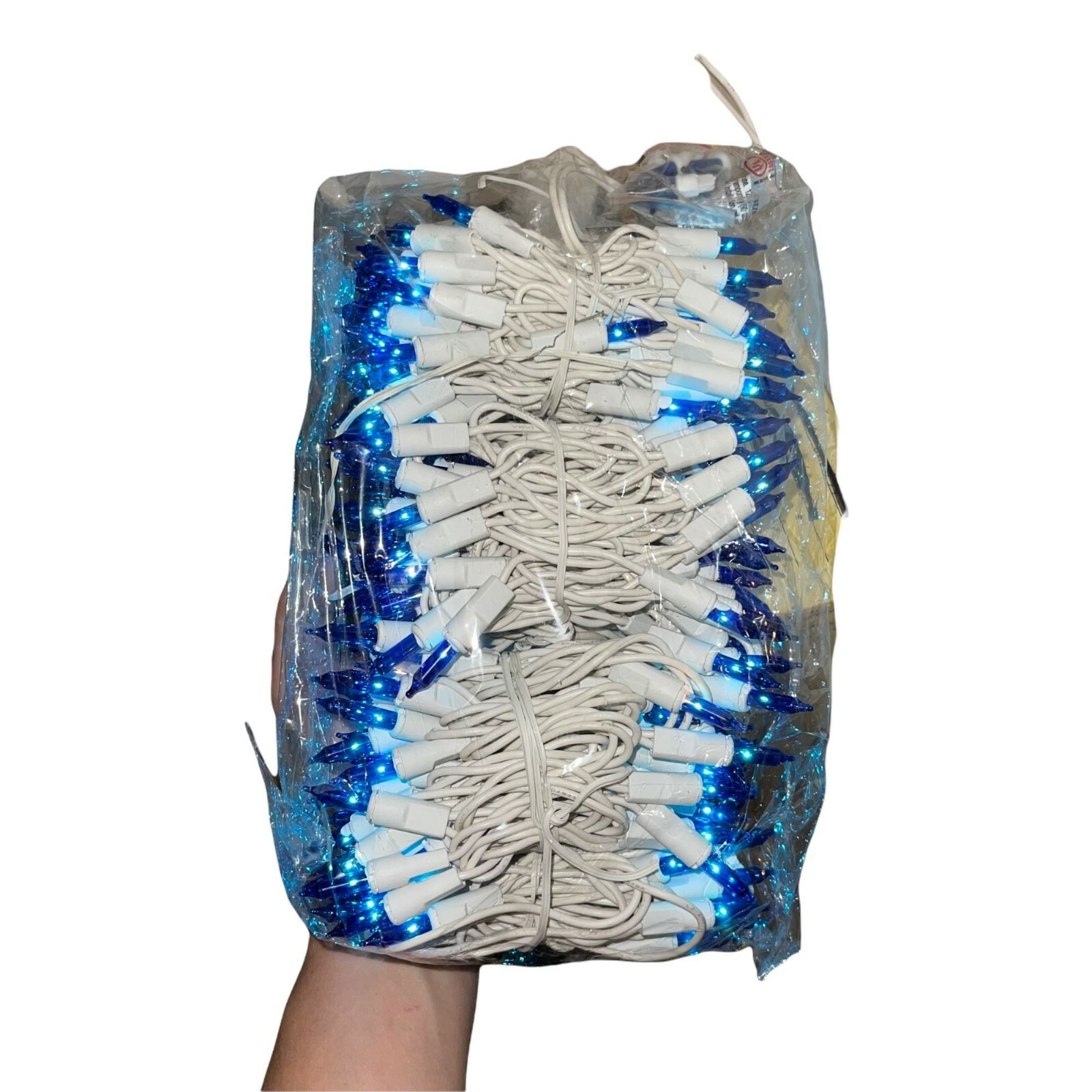 New Open Box Holiday Place 4 Boxes 300 Blue Icicle Lights 21 Feet Indoor Outdoor gallery