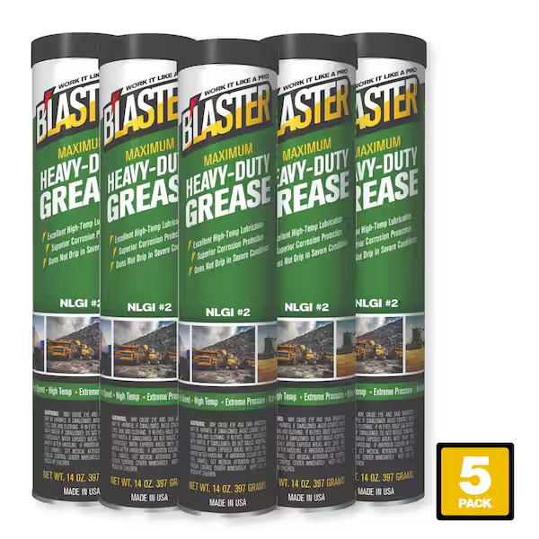 14 Oz. Maximum Heavy-Duty Grease Cartridge for Grease Gun (Pack of 5) gallery