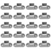 20 Pack Square Post Flange Base Fits 1" X 1" Sqaure Tube, Aluminum Wall Mount Ra gallery