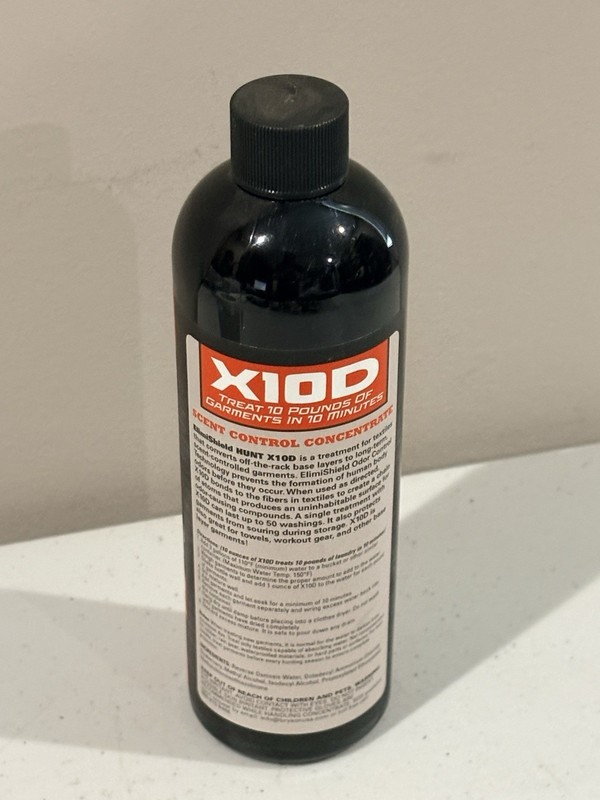 Elimishield HUNT X10D Scent-Eliminating Textile Treatment Scent Control Hunting gallery