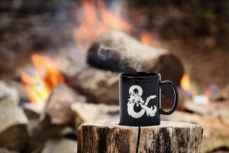 Dungeons & Dragons Black Ceramic Ampersand Logo Mug - 16-Ounces gallery
