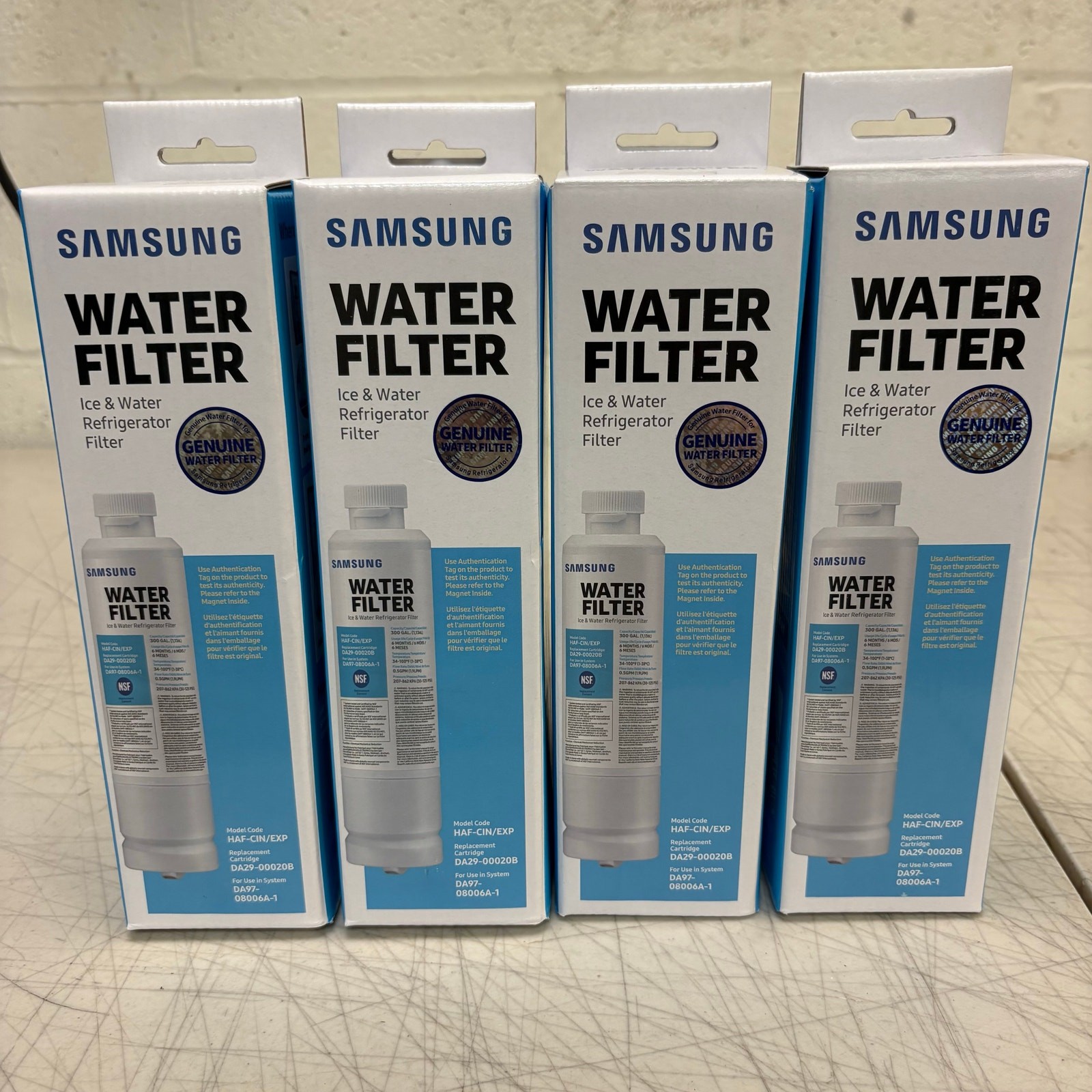 4-PACK SAMSUNG Genuine Filter for Refrigerator 6-Months DA29-00020B HAF-CIN/EXP gallery