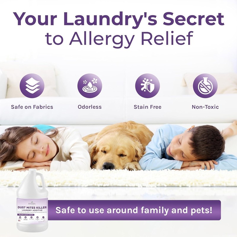Dust Mite Laundry Additive - Cleaner, Allergen-Free Fabrics gallery
