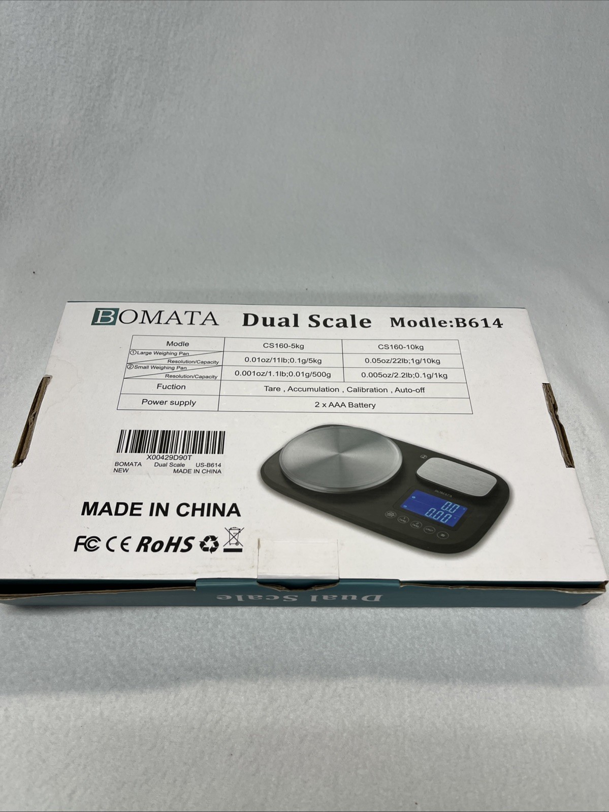 BOMATA Precision Digital Scale with Two Measurements , Model B614, NIB gallery