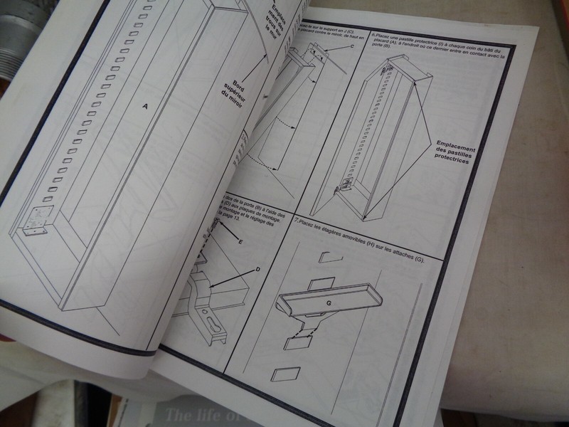 Zenith Assembly Instructions Model MB536 Wall Cabinet / Over the Mirror gallery
