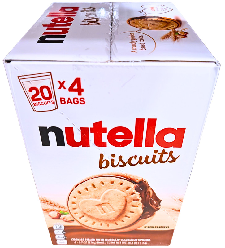 Nutella Biscuits with Hazelnut Spread 4 x 9.7 Oz EXP 08/2026 gallery