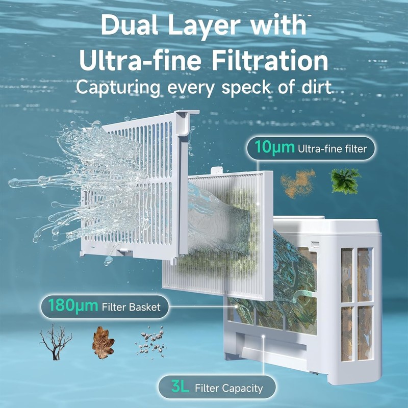 WYBOT C2 Cordless Robotic Pool Cleaner Wall Climbing Waterline App Control gallery