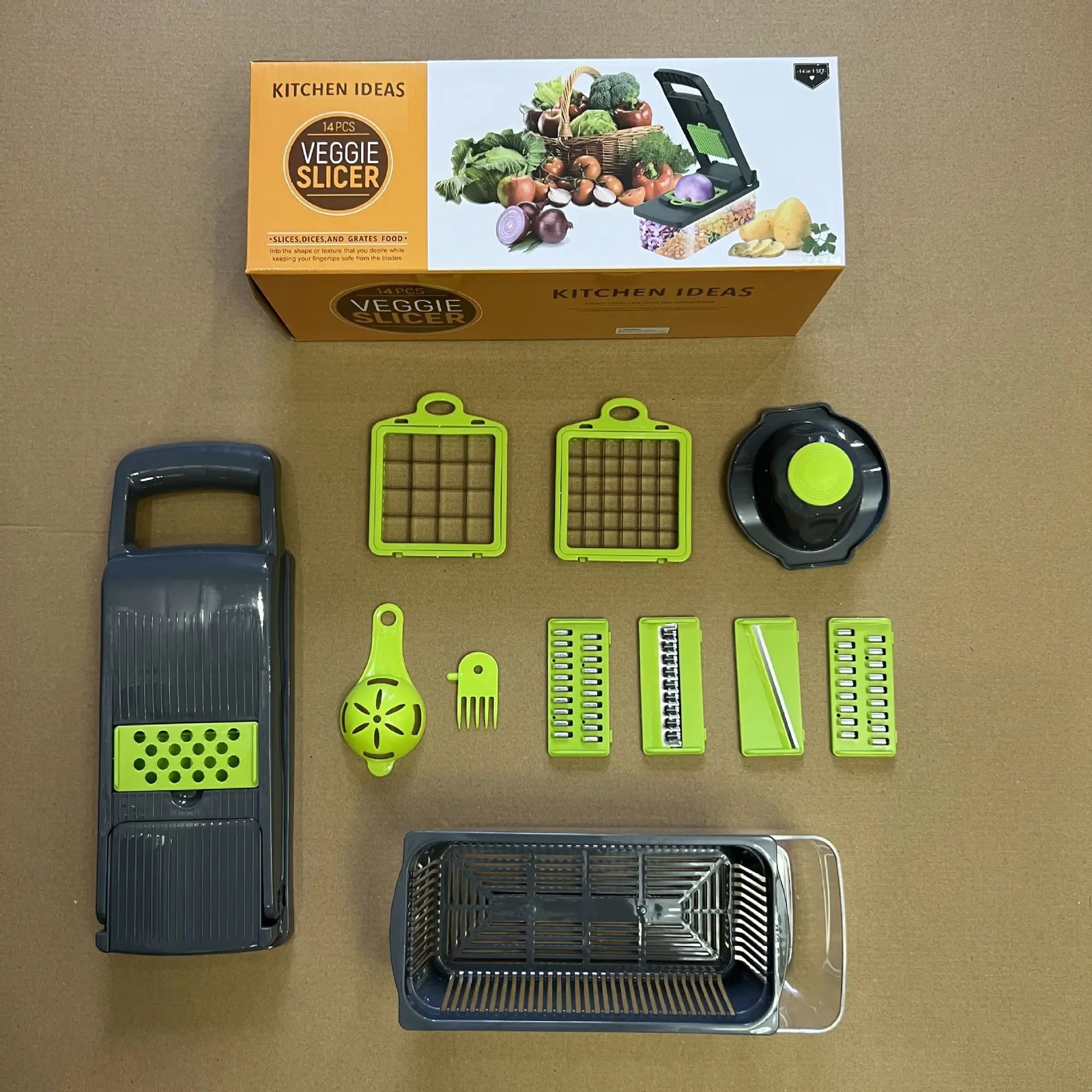 16-in-1 Mandoline Slicer – Avoid Injuries, Safe & Precise Kitchen Tool gallery