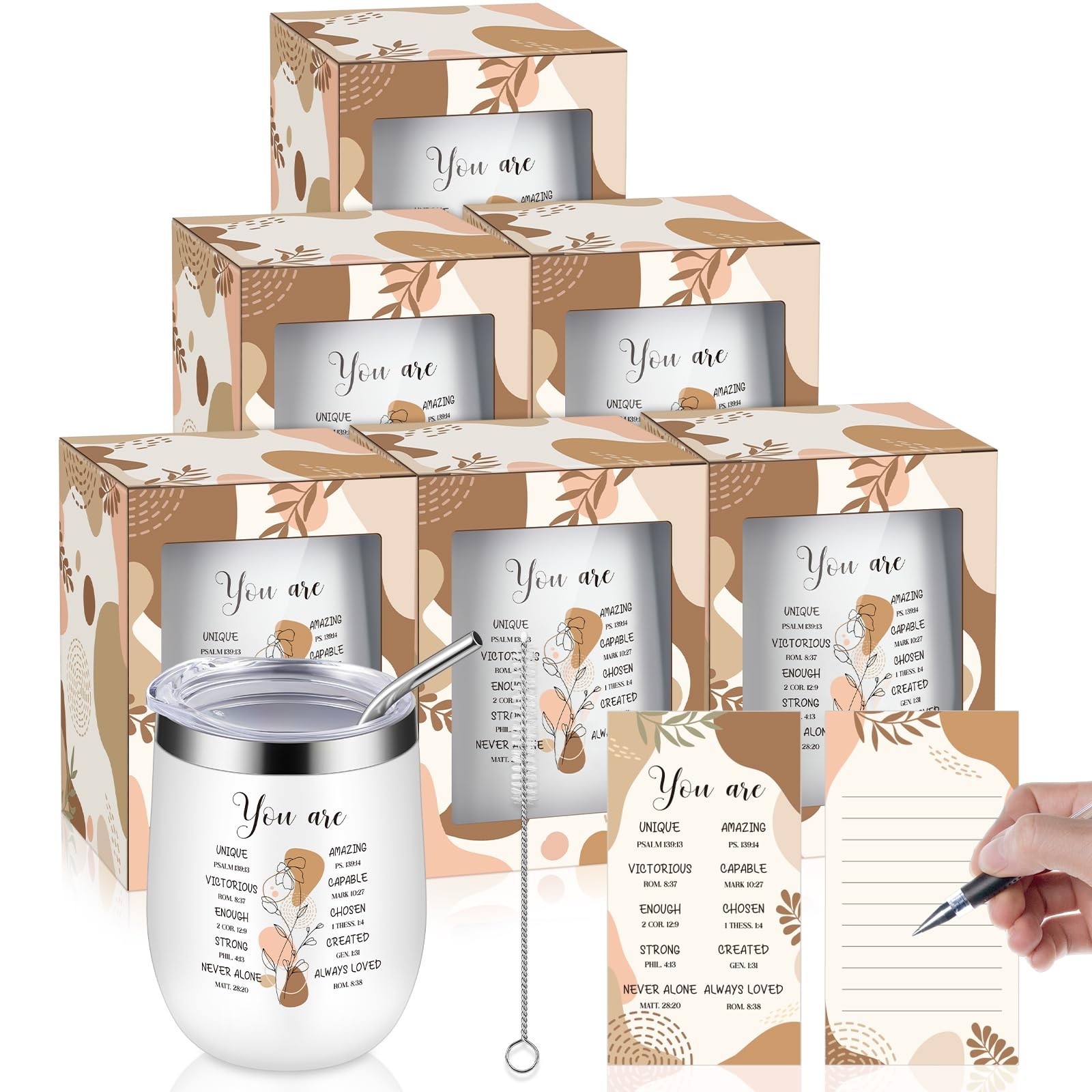 Hoolerry 6 Pcs Christian Gifts For Mothers Day Christian Tumblers For Women gallery