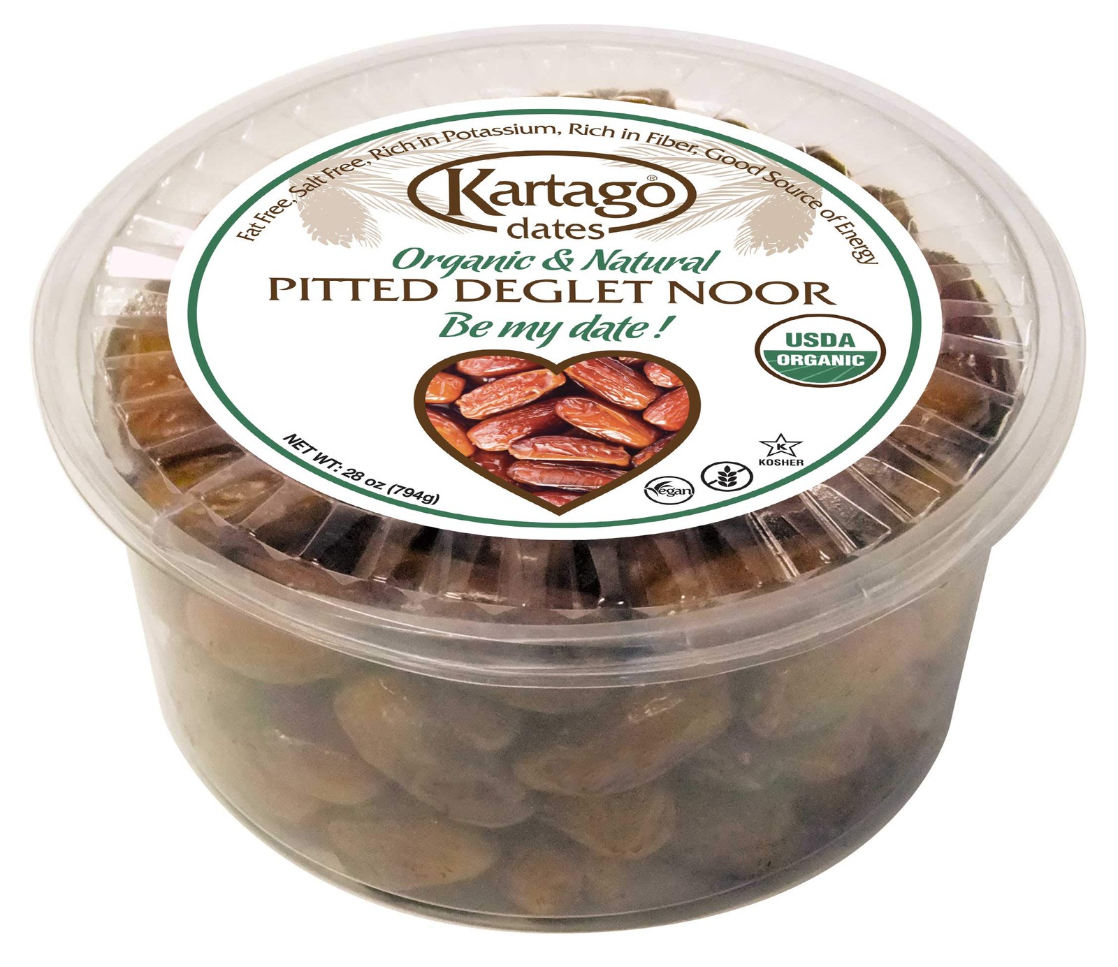 Organic Pitted Dates - All Natural, Fat Free, Organic Deglet Noor Pitted Tuni... gallery