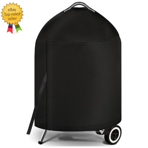 Grill Cover for Weber 22 Inch Charcoal Kettle- Heavy Duty Waterproof BBQ Cover gallery