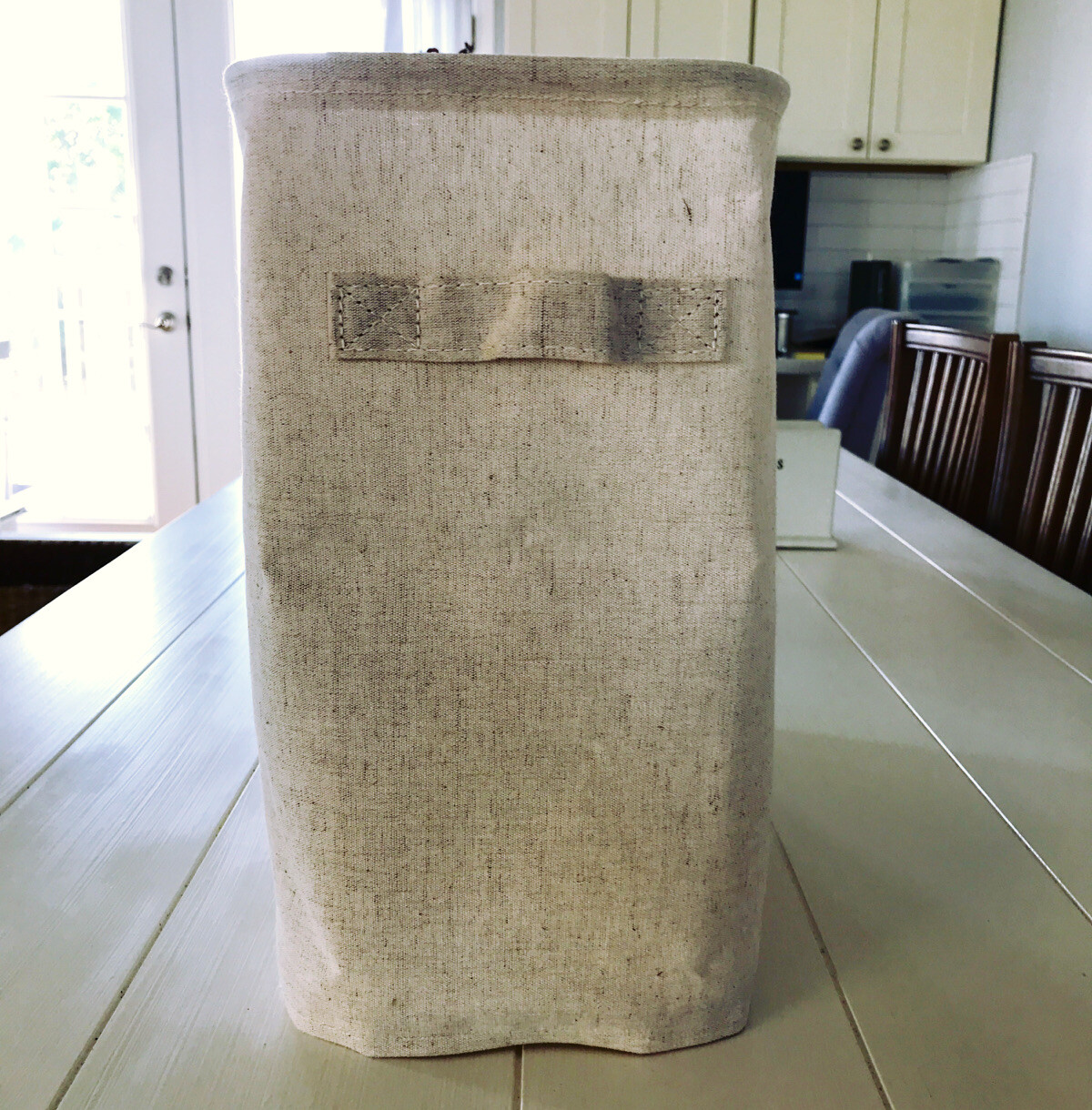 MUJI Polyester Cotton Linen Blend Soft Storage Box 35 x 32 x 18 cm gallery