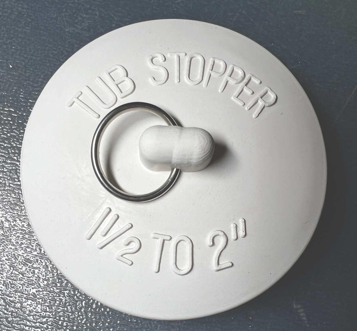 Rubber Universal 1-1/2" to 2" Tub Stopper Bathtub Stop Drain Plug gallery