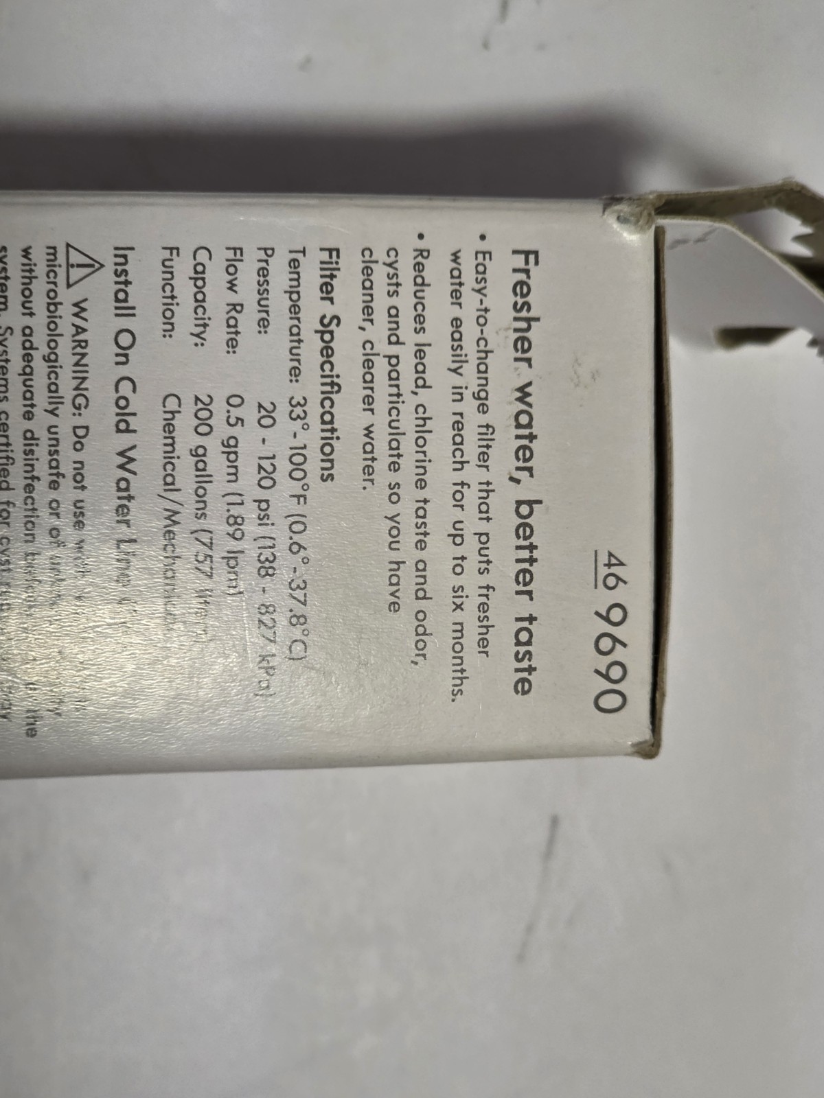 Kenmore 9990 Water Filter For Aqua Optima Evolve - White gallery