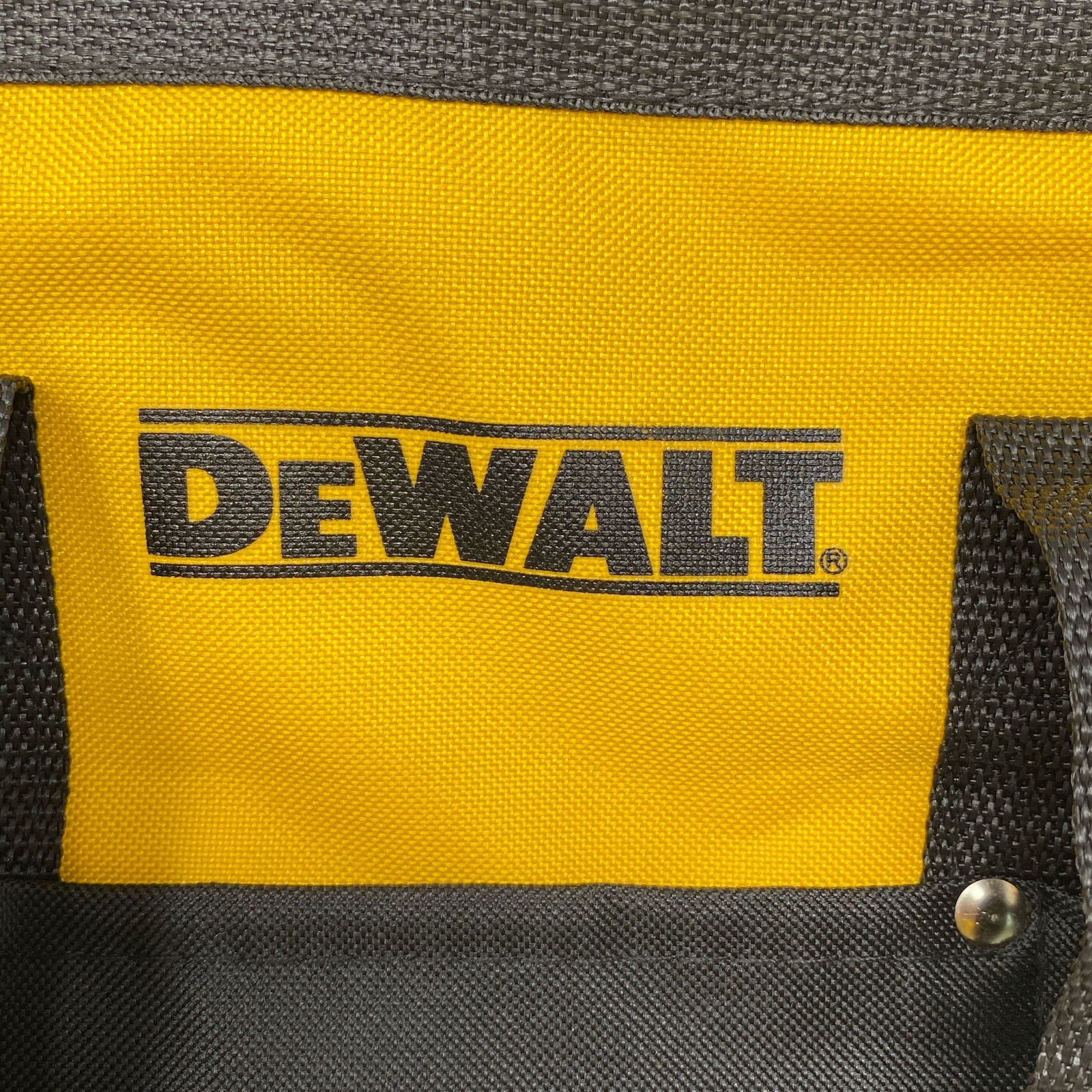DEWALT 13in Mini Heavy Duty Contractor Tool Bag N037466 Yellow/Black gallery
