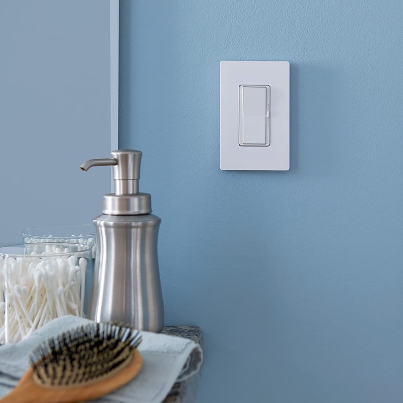 Light Switch Cover Plate 1 Gang Wallplate Decorator Rocker 96 Pack White Lutron gallery