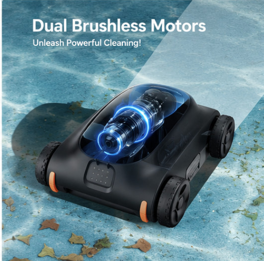 Cordless Pool Vacuum Robot Smart Navigation Auto Dock 2150 Sq Ft In-Ground Clean gallery