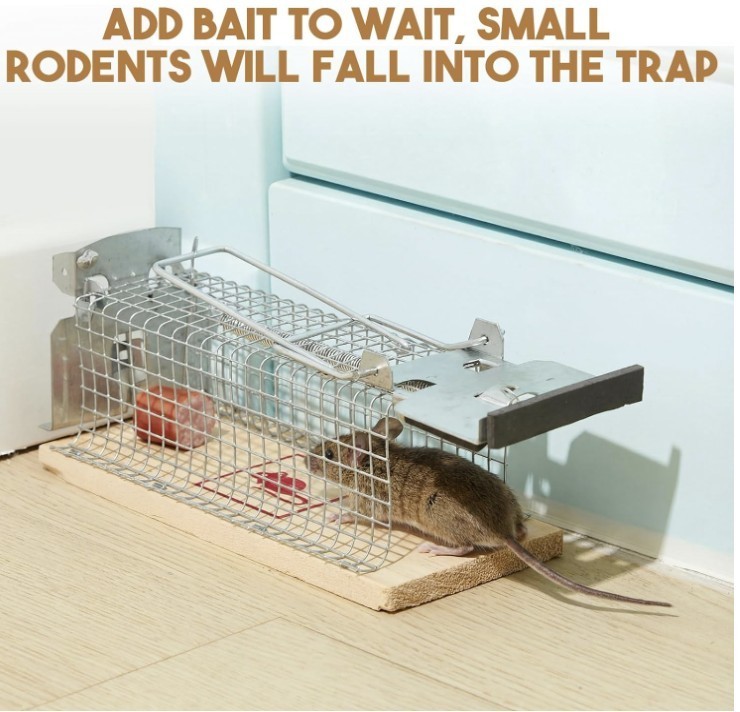 6 Pack Small Humane Mouse Trap, 6 x 2.4 x 2.8 Inch, No Kill, Catch and Release gallery